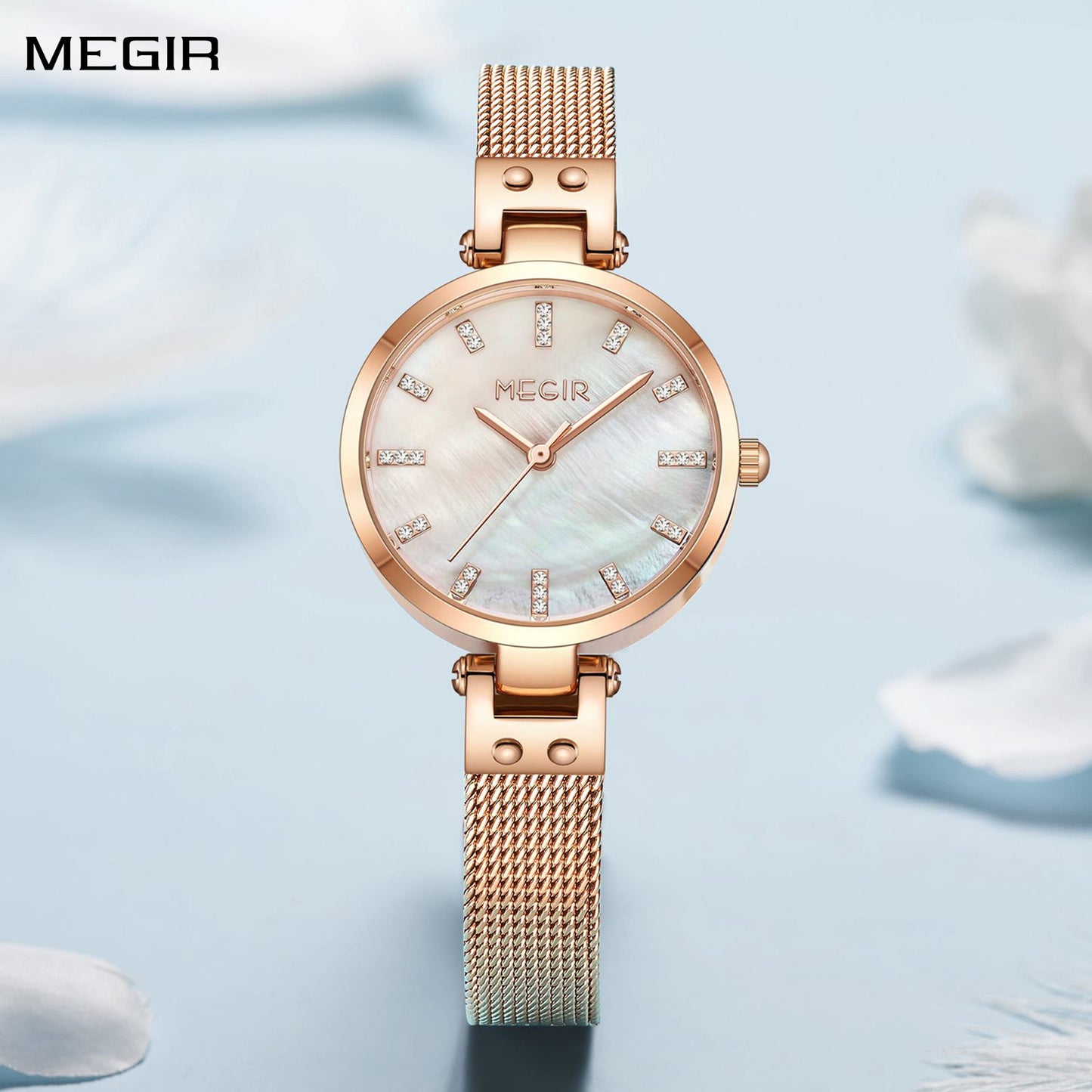 MEGIR Watches for Women Top Brand Fashion Ladies Wristwatch Waterproof Female Quartz Luxury Watch Montre Femme