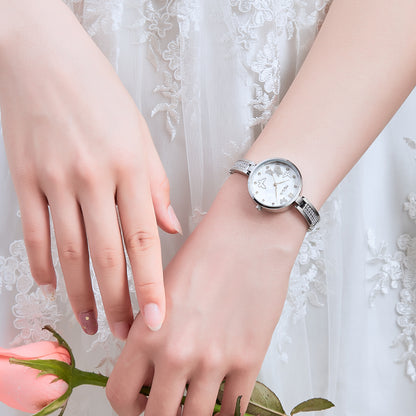 MEGIR Watch for Women Luxury Diamond Ladies Quartz Wristwatches Steel Women Bracelet Watches Female Dress Clock Relogio Feminino