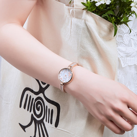 MEGIR Watch for Women Luxury Diamond Ladies Quartz Wristwatches Steel Women Bracelet Watches Female Dress Clock Relogio Feminino