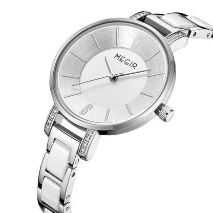 MEGIR Japan Quartz Watch for Women Fashion Brand Casual Wristwatch Clock Waterproof Sport Ladies Dress Wrist Watch Montres Femme
