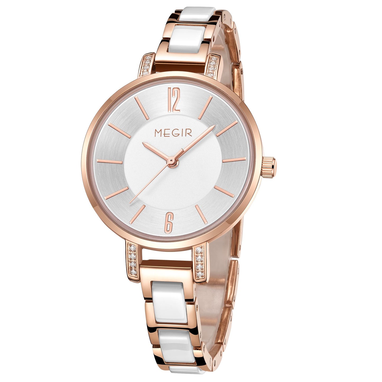MEGIR Japan Quartz Watch for Women Fashion Brand Casual Wristwatch Clock Waterproof Sport Ladies Dress Wrist Watch Montres Femme