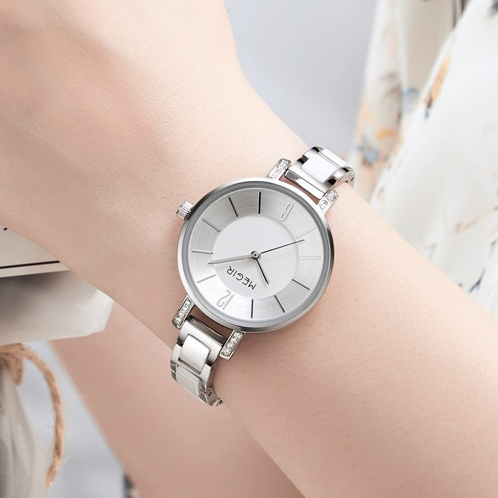 MEGIR Japan Quartz Watch for Women Fashion Brand Casual Wristwatch Clock Waterproof Sport Ladies Dress Wrist Watch Montres Femme