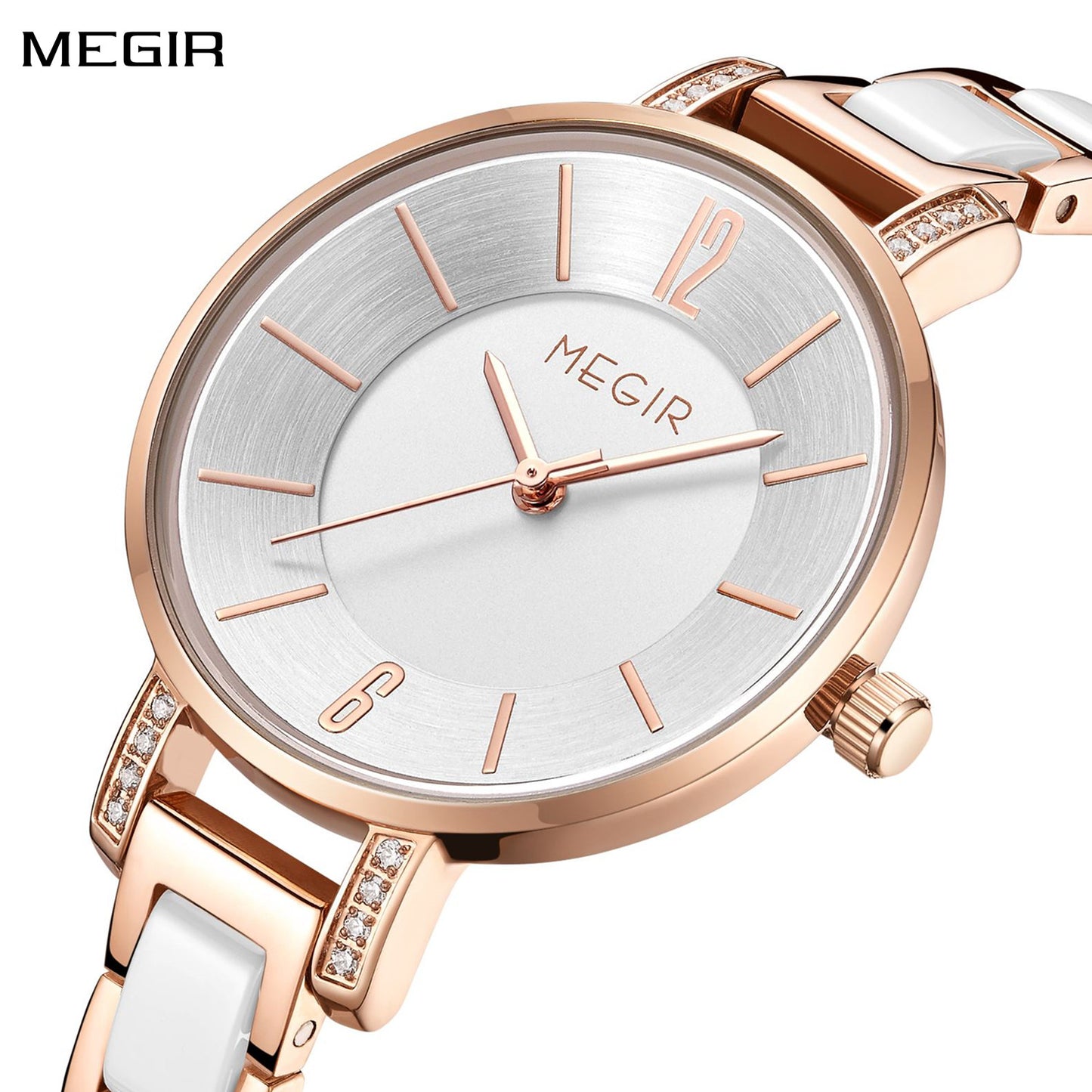 MEGIR Japan Quartz Watch for Women Fashion Brand Casual Wristwatch Clock Waterproof Sport Ladies Dress Wrist Watch Montres Femme