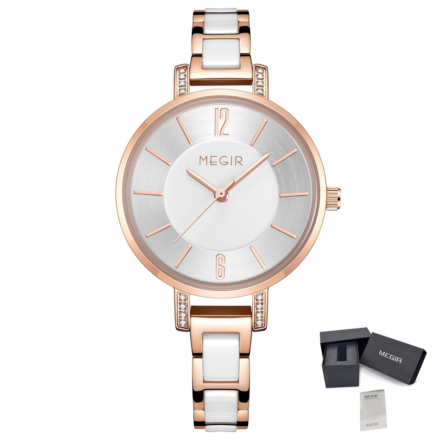 MEGIR Japan Quartz Watch for Women Fashion Brand Casual Wristwatch Clock Waterproof Sport Ladies Dress Wrist Watch Montres Femme