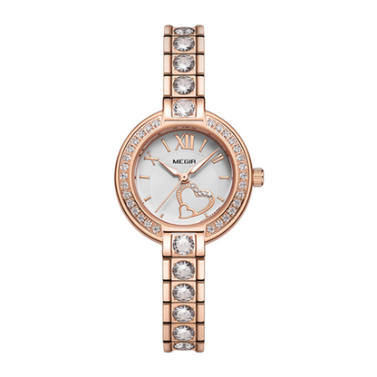 MEGIR Fashion Women Bracelet Quartz Watches Ladies Sports Dress Wrist Watch Luxury Diamond Female Clock Relogio Feminino