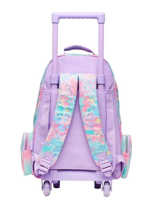Smiggle - Disney Princess Trolley Light-Up Wheeled Bag