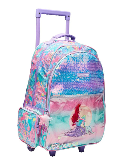 Smiggle - Disney Princess Trolley Light-Up Wheeled Bag