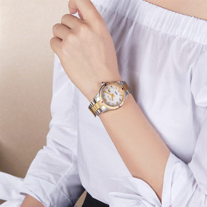 RUIMAS Sapphire Mechanical Women Watch Brand Luxury Steel Bracelet Ladies Fashion Watch Automatic Female Clock Reloj Mujer 6740