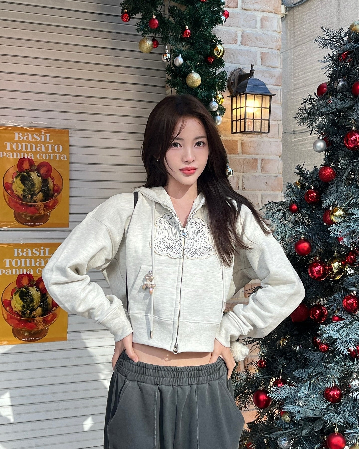 [CLOUD CAKE] Fashion Cloud Cake Women hoodie zip-up