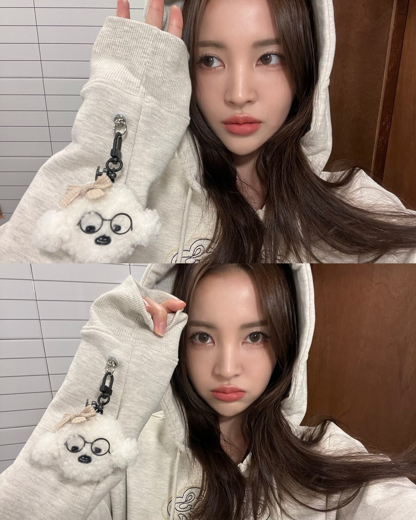 [CLOUD CAKE] Fashion Cloud Cake Women hoodie zip-up