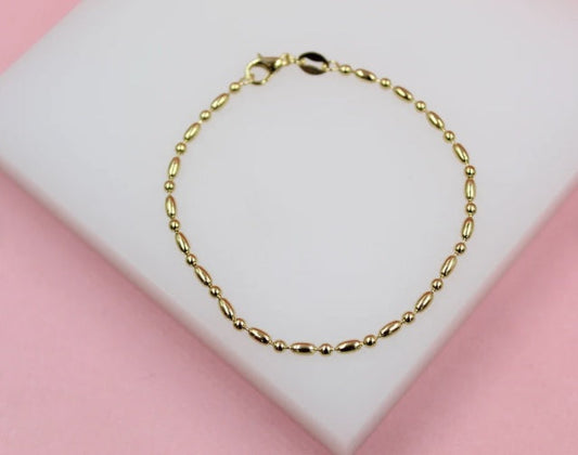 Gold Filled 2mm Ball And Bar Chain (I443)