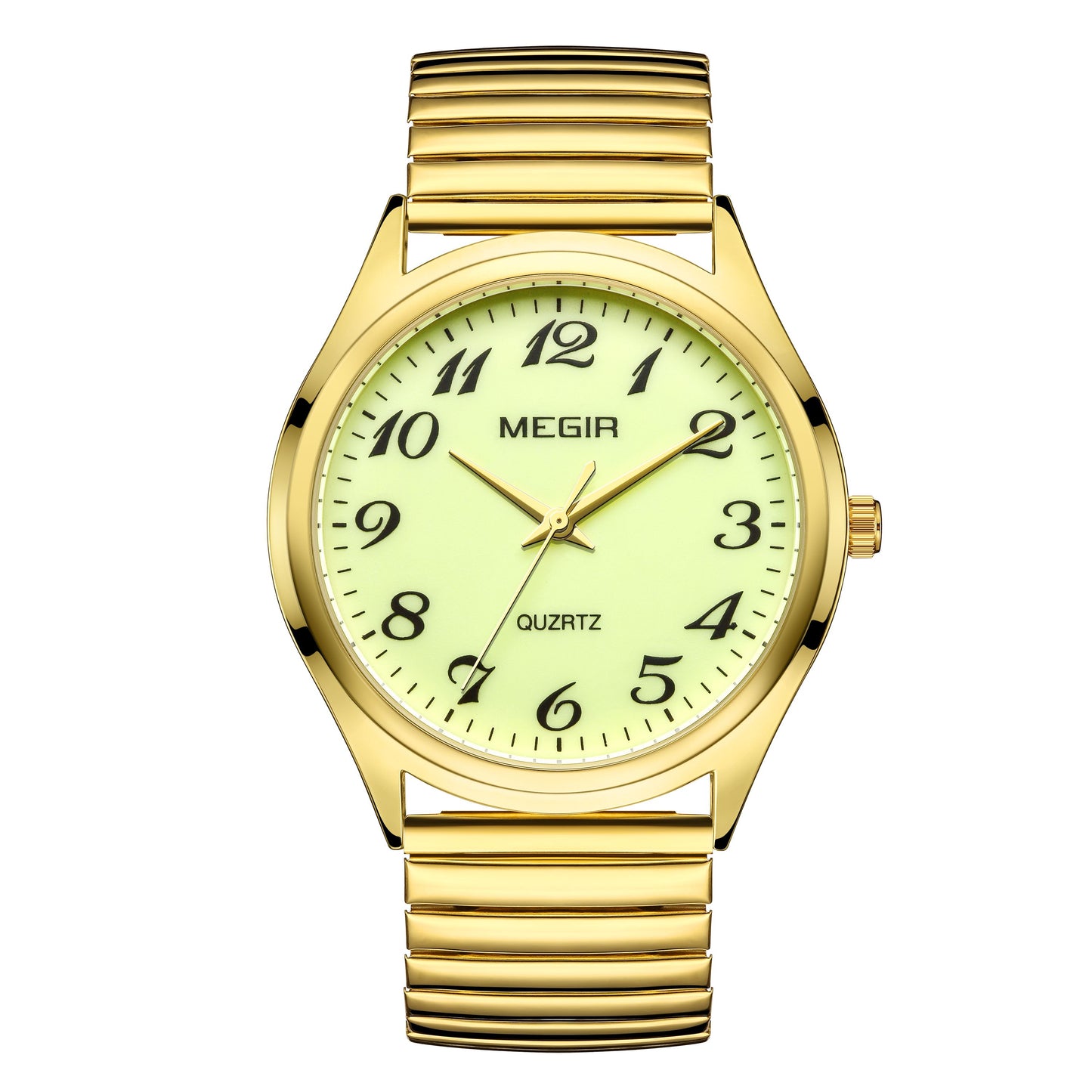 MEGIR Luxury Couple Watches Waterproof Quartz Watch for Lover Stainless Steel Men Women Wristwatches Clock Relogio Masculino 1088