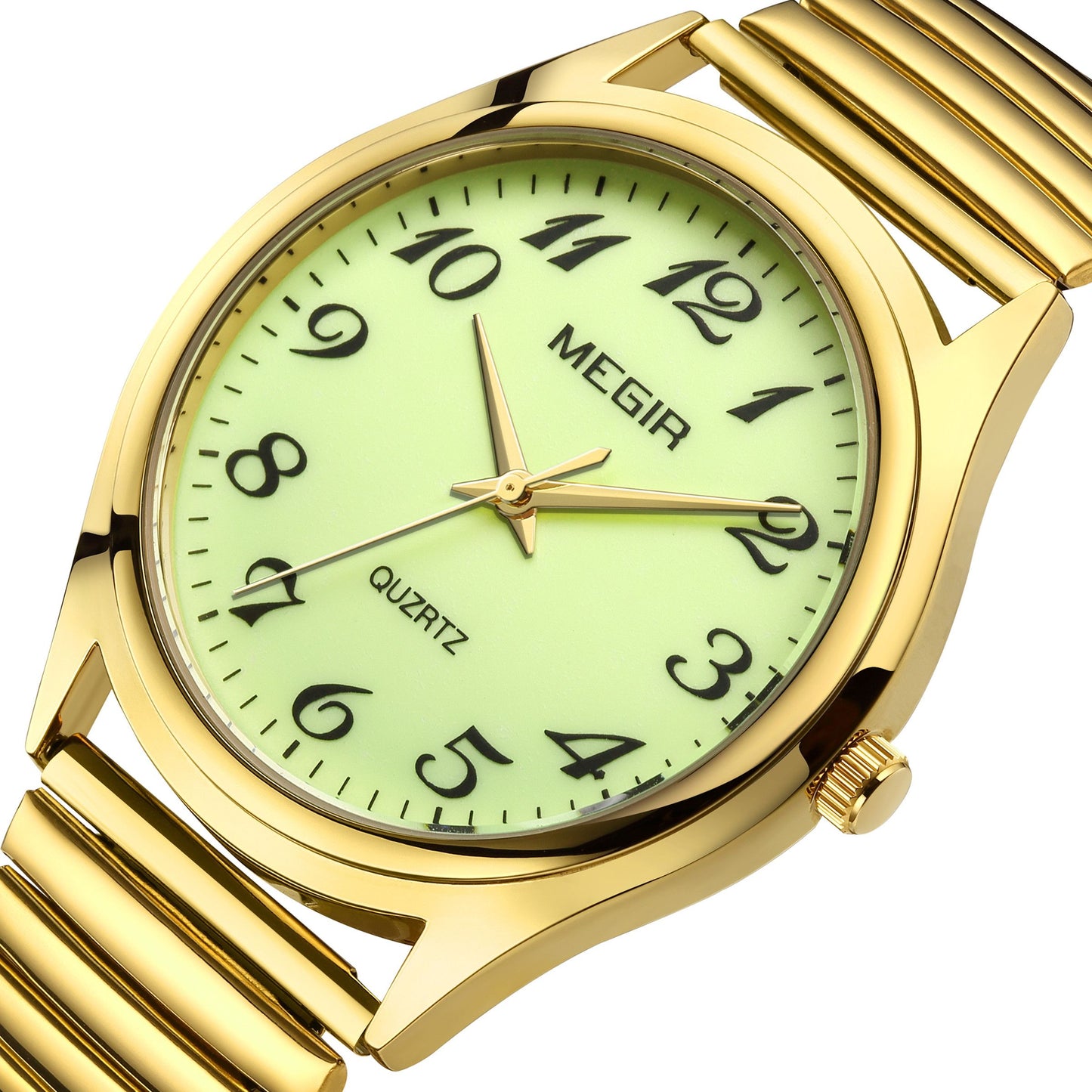 MEGIR Luxury Couple Watches Waterproof Quartz Watch for Lover Stainless Steel Men Women Wristwatches Clock Relogio Masculino 1088