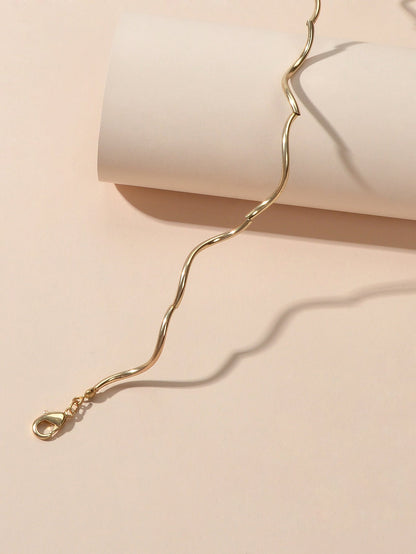 Female Jewellery Gold Silver Short Collar Necklace Women Choker Accessories Gift