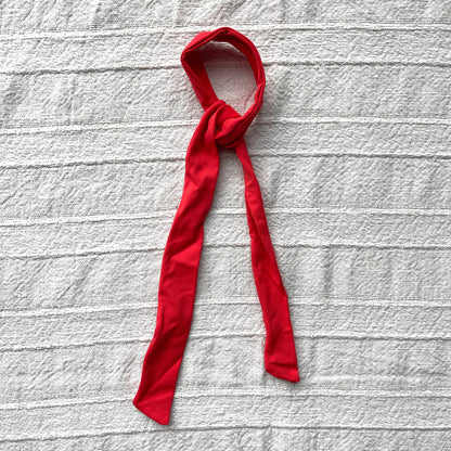 Bright Red Hair Scarf