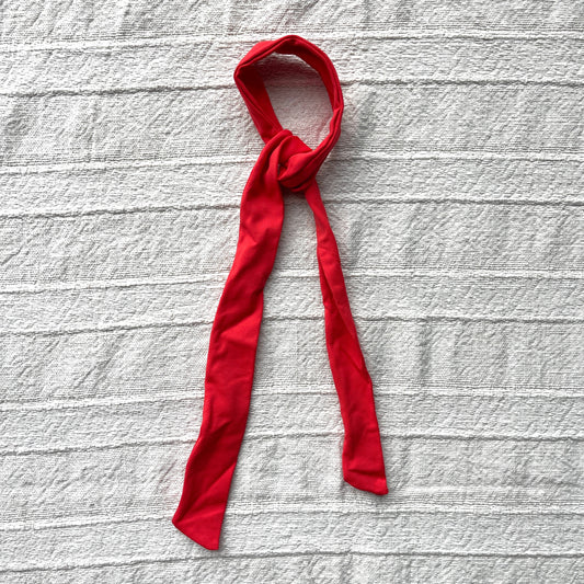 Bright Red Hair Scarf