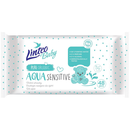 LINTEO Baby AQUA Sensitive 48 db (8595686301968)