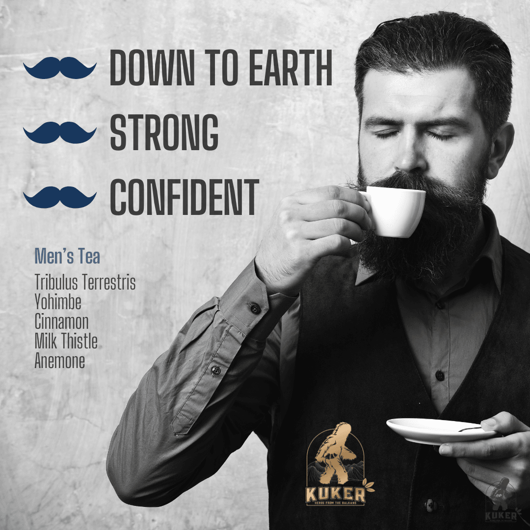 KUKER® Men's Tea 20 Tea Bags | 40g