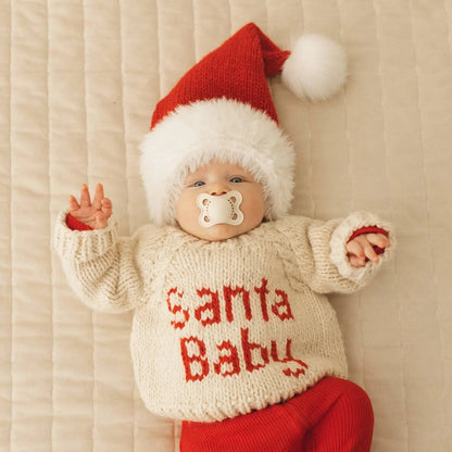 Santa Baby Crew Neck Sweater Baby & Toddler - Santa Baby Christmas Sweater