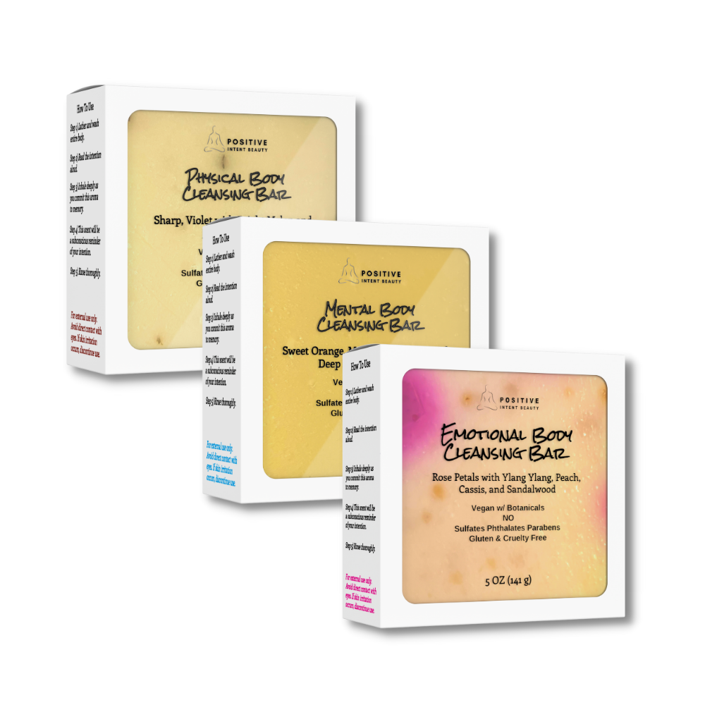 Positive Intent Beauty Cleansing Bar 3 Pack