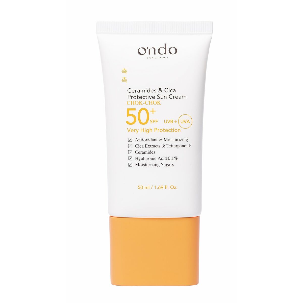 Facial Sun Cream Ondo Beauty 36.5 CERAMIDE & CICA 50 ml