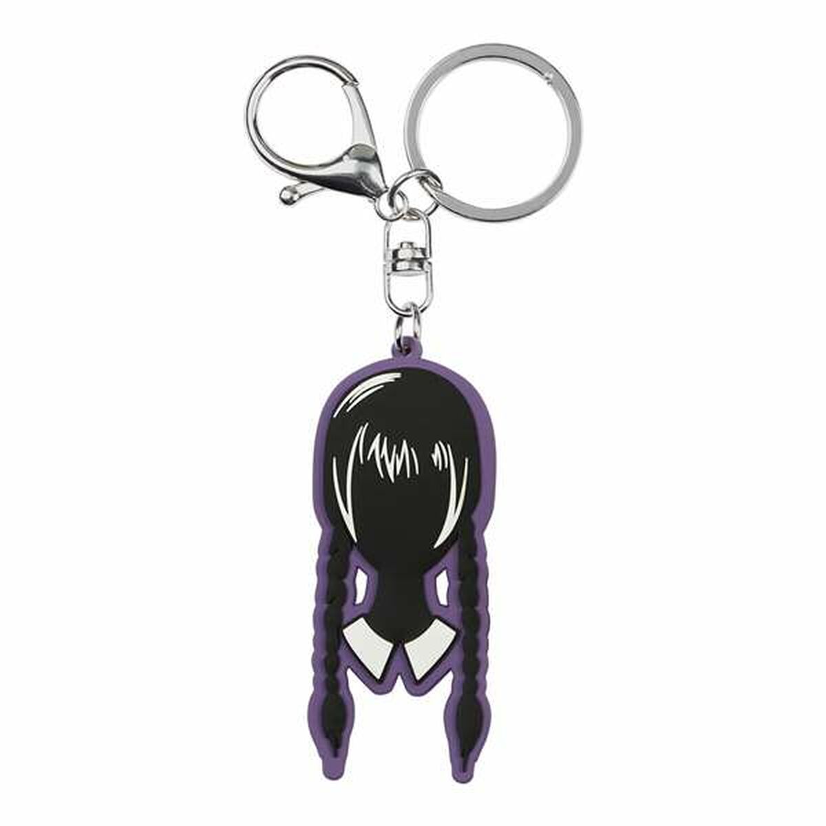 Keychain Wednesday Head Black
