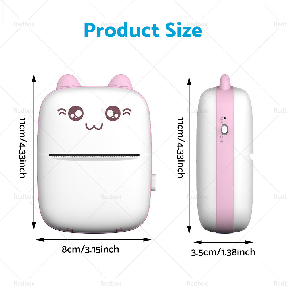 Pocket Thermal Printer Mini Blue-tooth Mobile Phone Label Photo Printing Machine