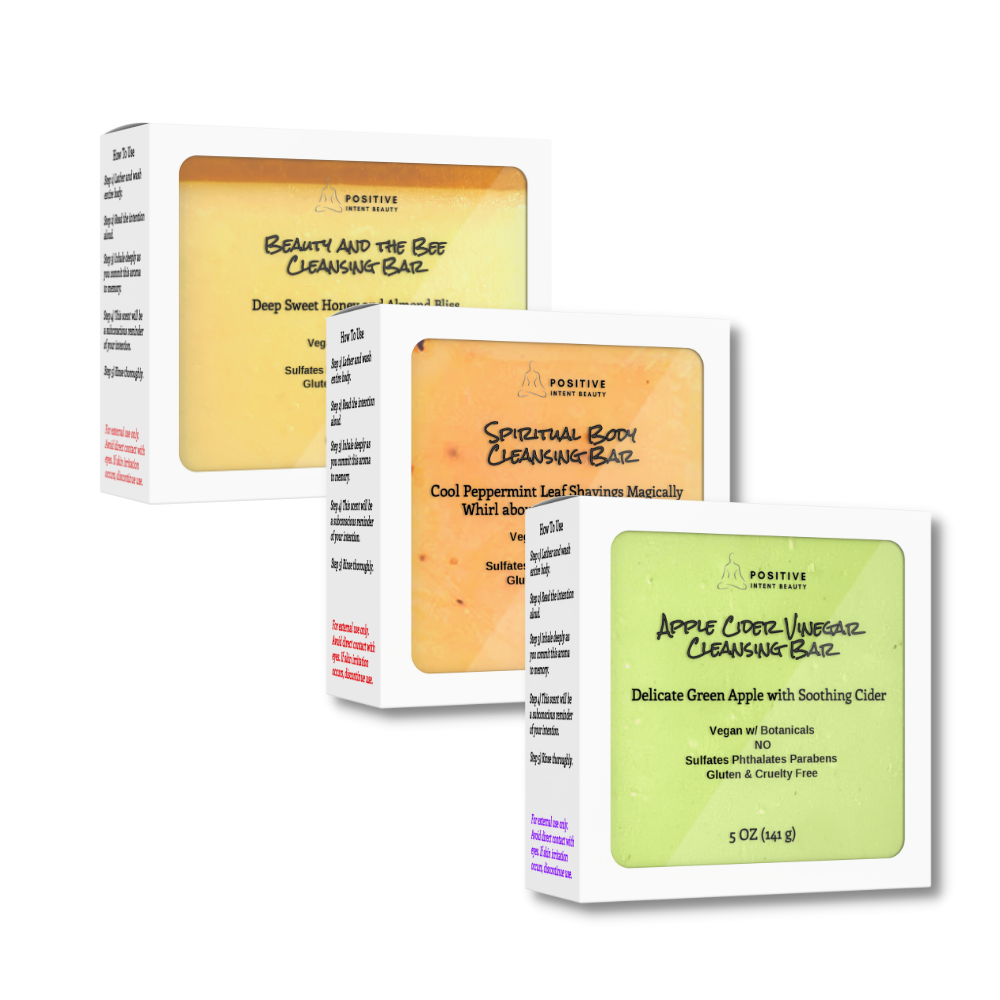 Positive Intent Beauty Cleansing Bar 3 Pack
