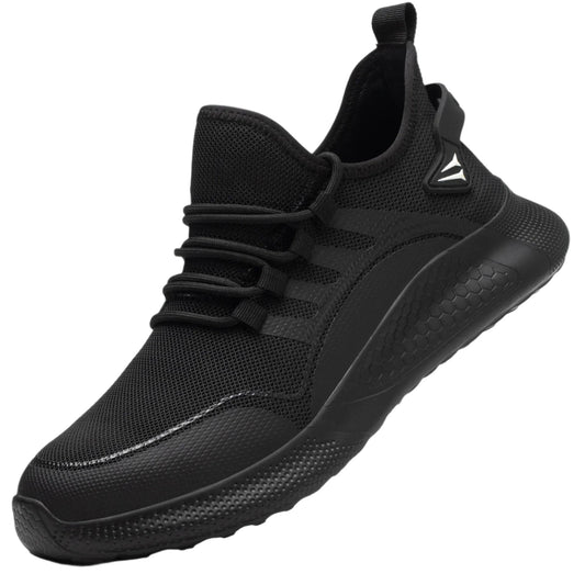 Safety Toe Work Shoes for Men Women (black)