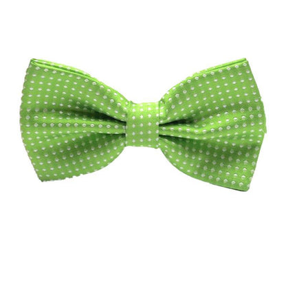 Formal Polka Dot Bow Tie Adjustable Necktie Small Size for Kids Pets Party Use