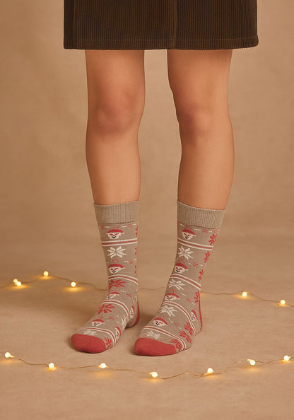 Media Navideña Casual Unisex