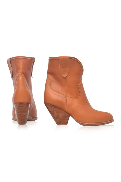 Charro Cowboy Leather Boots