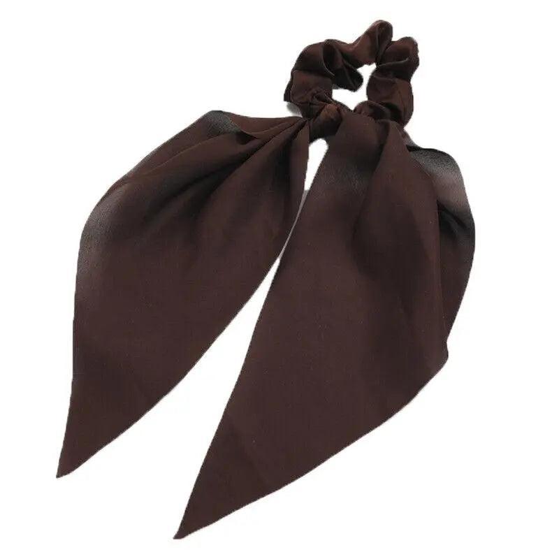 Chiffon Ponytail Scarf Bow Elastic Hair Rope Tie Scrunchies Ribbon Hair Bands