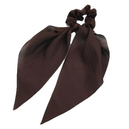 Chiffon Ponytail Scarf Bow Elastic Hair Rope Tie Scrunchies Ribbon Hair Bands