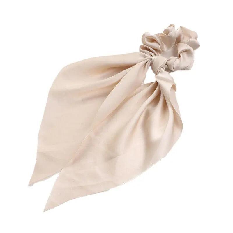 Chiffon Ponytail Scarf Bow Elastic Hair Rope Tie Scrunchies Ribbon Hair Bands