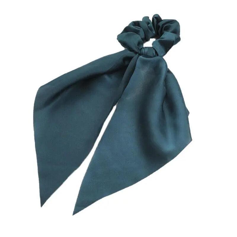 Chiffon Ponytail Scarf Bow Elastic Hair Rope Tie Scrunchies Ribbon Hair Bands