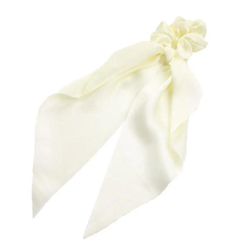 Chiffon Ponytail Scarf Bow Elastic Hair Rope Tie Scrunchies Ribbon Hair Bands