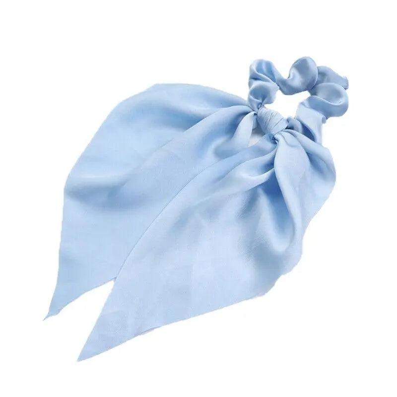 Chiffon Ponytail Scarf Bow Elastic Hair Rope Tie Scrunchies Ribbon Hair Bands