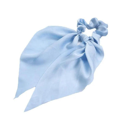 Chiffon Ponytail Scarf Bow Elastic Hair Rope Tie Scrunchies Ribbon Hair Bands