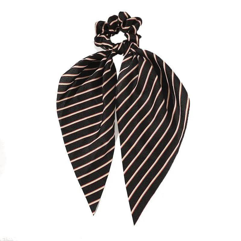 Chiffon Ponytail Scarf Bow Elastic Hair Rope Tie Scrunchies Ribbon Hair Bands