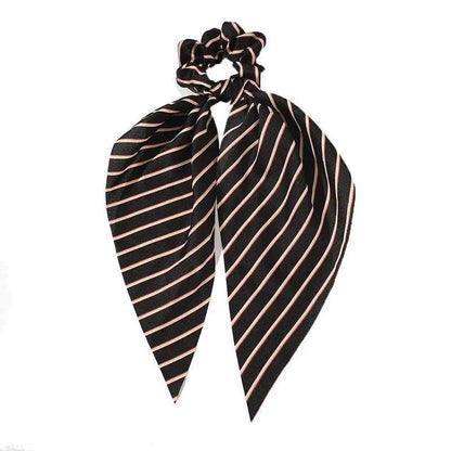 Chiffon Ponytail Scarf Bow Elastic Hair Rope Tie Scrunchies Ribbon Hair Bands