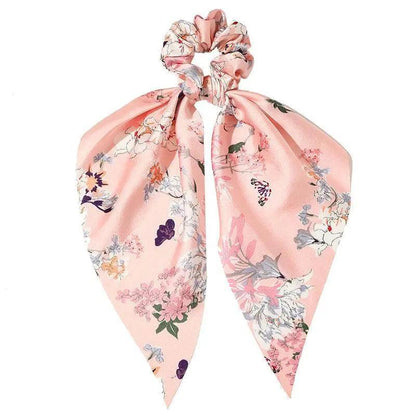 Chiffon Ponytail Scarf Bow Elastic Hair Rope Tie Scrunchies Ribbon Hair Bands