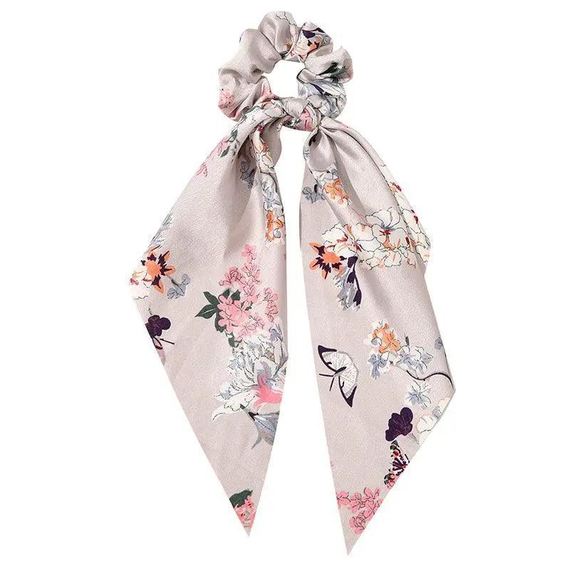 Chiffon Ponytail Scarf Bow Elastic Hair Rope Tie Scrunchies Ribbon Hair Bands