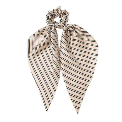 Chiffon Ponytail Scarf Bow Elastic Hair Rope Tie Scrunchies Ribbon Hair Bands