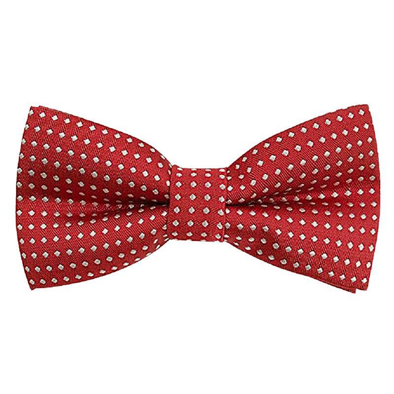Formal Polka Dot Bow Tie Adjustable Necktie Small Size for Kids Pets Party Use