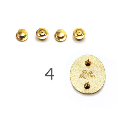 Deluxe Locking Pin Backs [4 PACK] (Gift)