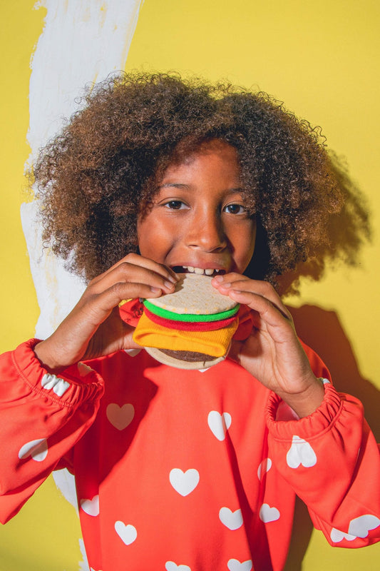 Eat My Socks - Kids Cheeseburger Socks
