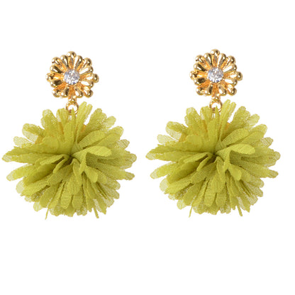 Lovely Jewellery Colorful Flower Drop Dangle Earrings Stunning Women Accessories