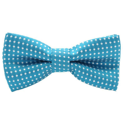 Formal Polka Dot Bow Tie Adjustable Necktie Small Size for Kids Pets Party Use