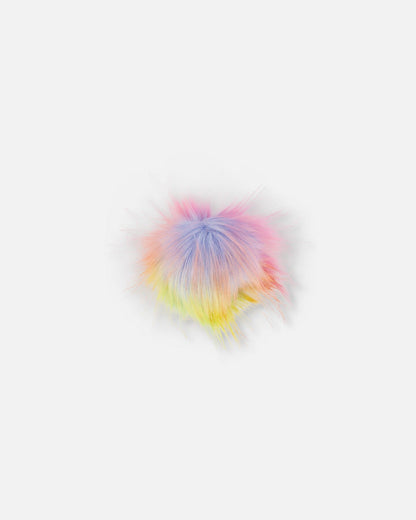 Multi-Colored Fake Fur Pompom For Hat
